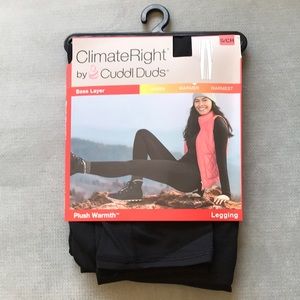NEW Cuddl Duds Base Layer Legging. Small